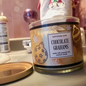 Bath and Body Works Choclate Grahams 3-Wick Candle
